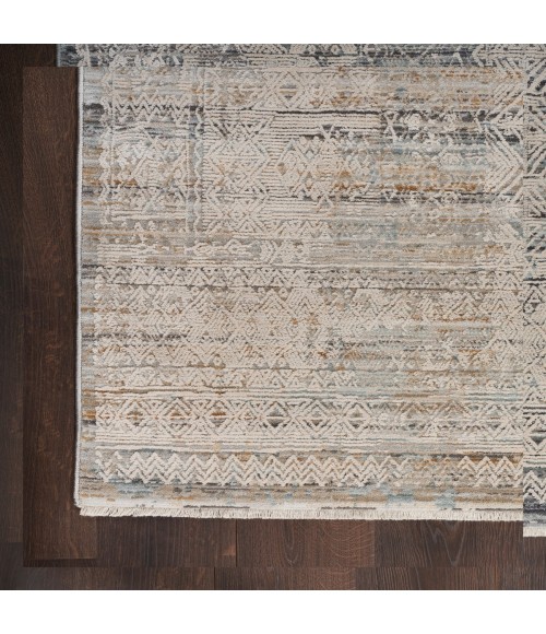 Nourison Nyle Ivory Blue NYE06 9 ft. 10 in. X 13 ft. 6 in. Rect. Rug