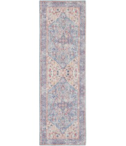 Nicole Curtis Nicolecurtis Series1 - Sr104 Blue Multicolor Area Rug 2 ft. X 6 ft. Runner