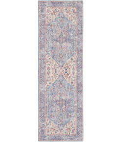 Nourison Nicolecurtis Series1 - Sr104 Blue Multicolor Area Rug 2 ft. X 6 ft. Runner