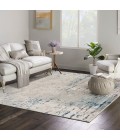 Nourison Concerto Ivory Grey Blue CNC01 10 ft. X Square Rug