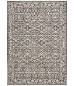 Nourison Outlines Charcoal Ivory OLN04 5 ft. 3 in. X 7 ft. 3 in. Rect. Rug