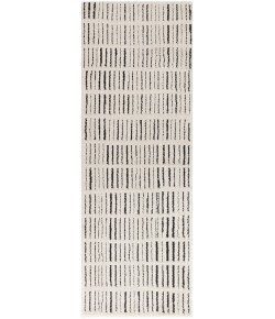 Nourison Modern Comfort 2ft. 2in. x 6ft. Ivory Black Scandinavian Indoor Rug