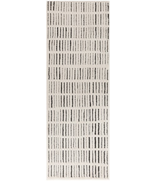 Nourison Modern Comfort Ivory Black MNC03 6 ft. Rect. Rug