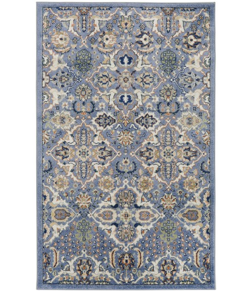 Nourison Allur Light Blue ALR03 4 ft. X 6 ft. Rectangle Rug