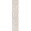 Nourison Modern Comfort 2ft. 2in. x 10ft. Ivory Black Scandinavian Indoor Rug