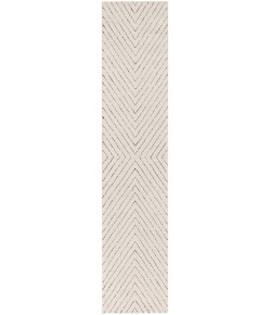 Nourison Modern Comfort 2ft. 2in. x 10ft. Ivory Black Scandinavian Indoor Rug