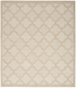 Nourison Easy Care Cream NES01 10 ft. X 14 ft. Rect. Rug