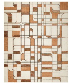 Nourison Nordic Ivory Rust NRC17 8 ft. X 10 ft. Rect. Rug