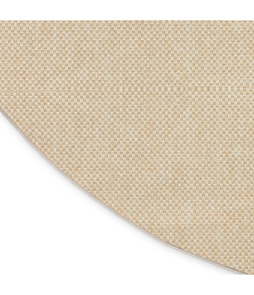 Nourison Tulum Cream TLM03 8 ft. X Round Rug