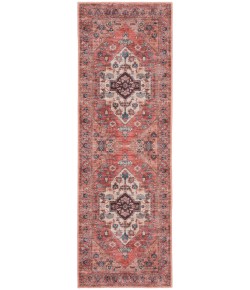 Nourison Brilliance Machine Washable Rust Multicolor WSB03 2 ft. X 6 ft. Rect. Rug