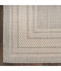 Nourison Horizon Indoor/Outdoor Grey HOZ03 9 ft. X 12 ft. Rect. Rug