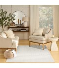 Nourison Washable Charm Ivory WCH01 4 ft. X 6 ft. Rect. Rug