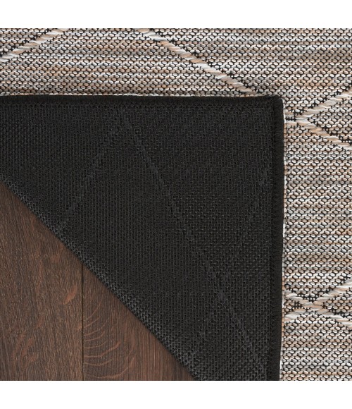 Nourison Practical Solutions Grey Mocha PSL01 2 ft. 2 in. X 8 ft. Rect. Rug