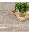 Nourison Horizon Indoor/Outdoor Grey HOZ03 10 ft. X 14 ft. Rect. Rug