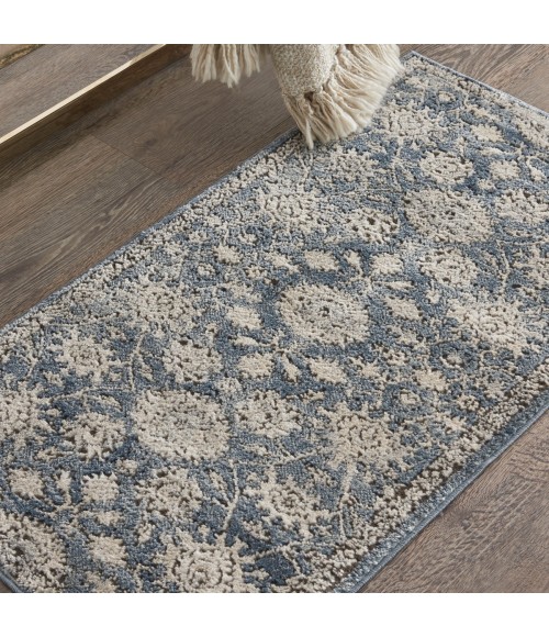 Nourison Concerto Blue Beige Rug CNC06 2 ft. 2 in. X 3 ft. 9 in. Rect. - Rugs Town Nourison Concerto Blue Beige CNC06 2 ft. 2 in. X 3 ft. 9 in. Rect. Rug
