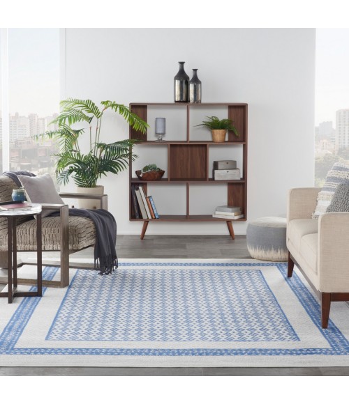Nourison Whimsicle Area Rug WHS13-Ivory Blue