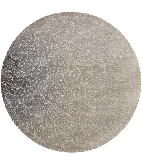 Twilight Area Rug Nourison Twilight Round Area Rug TWI12 Ivory/Grey 8' Round