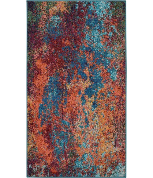 Nourison CELESTIAL Area Rug Nourison Celestial Area Rug CES08-Atlantic