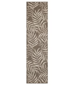 Nourison Home Garden Oasis GOA01 Mocha 2 ft. X 8 ft. Area Rug