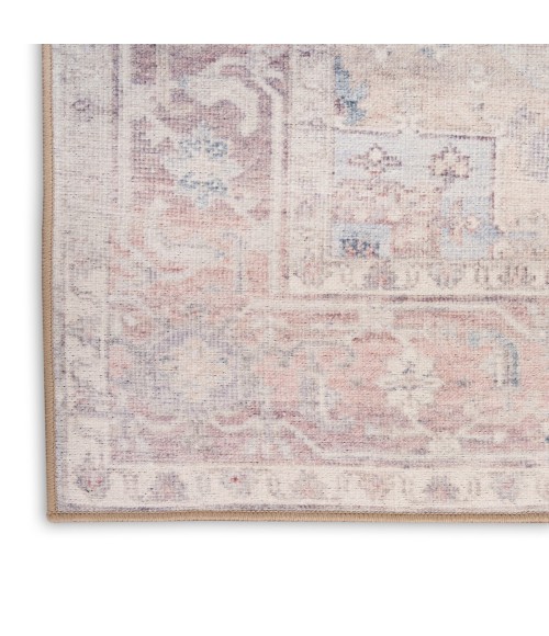Nourison Vintage Washables Light Blue VWS07 9 ft. X 12 ft. Rect. Rug