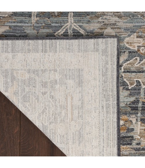 Nourison Nyle Navy Multicolor NYE02 2 ft. 3 in. X 12 ft. Rect. Rug
