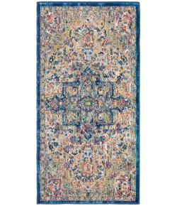 Nourison Ankara Global - Anr15 Grey Navy Area Rug 2 ft. X 4 ft. Rectangle