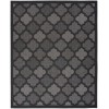 Nourison Easy Care - Nes01 Charcoal Black Area Rug 8 ft. X 10 ft. Rectangle