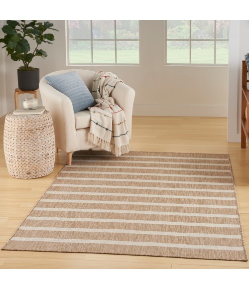 Nourison Positano Beige Ivory POS03 5 ft. X 7 ft. Rect. Rug
