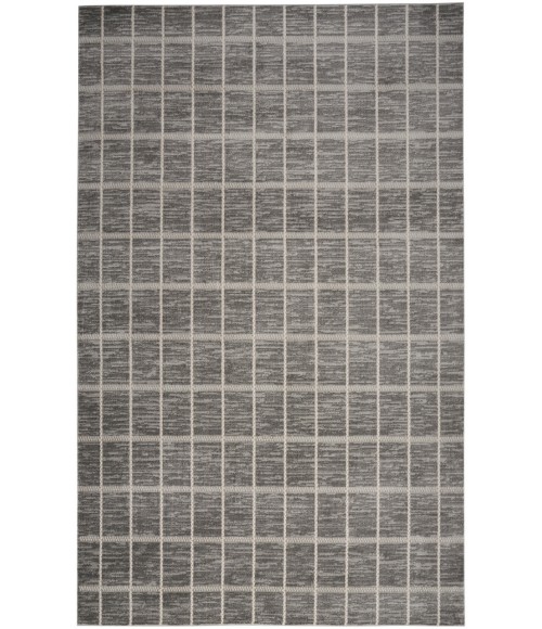 Nourison Serenity Home Grey Ivory SRH05 5 ft. 3 in. X 7 ft. 3 in. Rectangle Rug