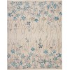 Nourison Tranquil(Traql) - Tra04 Ivory Area Rug 8 ft. X 10 ft. Rectangle