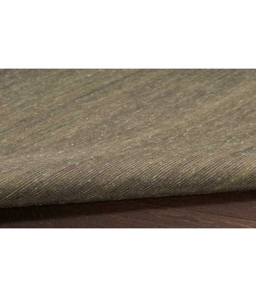 Nourison Washable Essentials Green WAE01 2 ft. 2 in. X 10 ft. Rectangle Rug