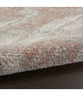 Nourison Rustic Textures Area Rug RUS15-Light Grey/Rust