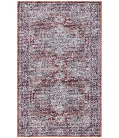 Nicole Curtis Machine Washable Series 1 Ivory Brick SR101 2 ft. X 3 ft. 9 in. Rectangle Rug