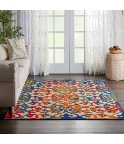 Nourison Aloha - Alh21 Multicolor Area Rug 6 ft. X 9 ft. Rectangle