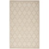Nourison Easy Care Cream NES01 8 ft. X 10 ft. Rectangle Rug