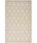 Nourison Easy Care Cream NES01 8 ft. X 10 ft. Rectangle Rug