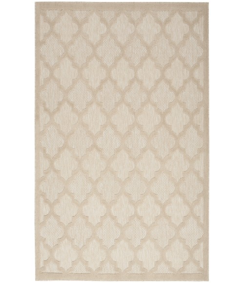 Nourison Easy Care Cream NES01 8 ft. X 10 ft. Rectangle Rug