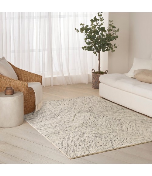 DKNY Pure Angles Grey ANG01 5 ft. X 7 ft. Rect. Rug