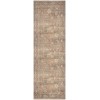Nourison Home Vintage Washables VWS09 Taupe Multicolor 2 ft. X 6 ft. Area Rug