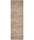 Nourison Vintage Washables Taupe Multicolor VWS09 2 ft. X 6 ft. Rect. Rug