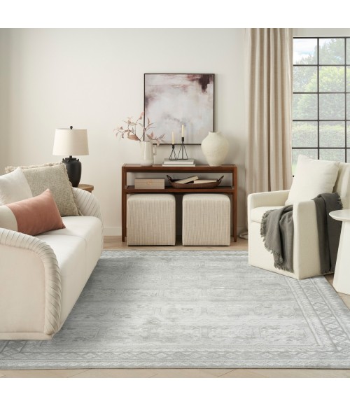 Nourison Dekor Grey DEK01 7 ft. 10 in. X 9 ft. 10 in. Rect. Rug