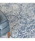 Nourison Damask Iory Navy DAS06 8 ft. x Round Rug