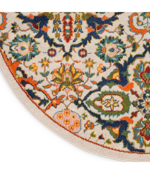 Nourison Allur Area Rug ALR03 Ivory Multicolor