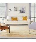 Nourison Prismatic Area Rug PRS19 Grey/Gold 9'9" x 13'9"