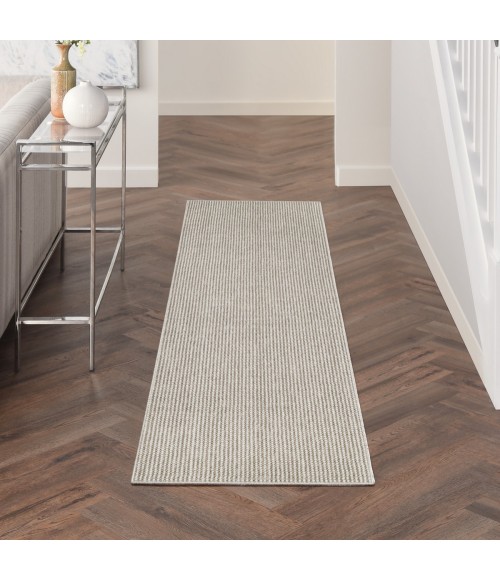 Nourison Textured Home Ivory Mocha TXH01 2 ft. 3 in. X 7 ft. 6 in. Rect. Rug
