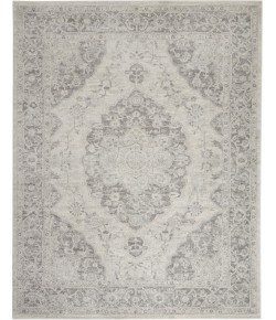 Nourison Tranquil(Traql) - Tra05 Ivory Grey Area Rug 8 ft. X 10 ft. Rectangle