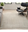 Nourison Cozy Modern Grey Ivory CMD03 6 ft. 7 in. X 9 ft. Rect. Rug