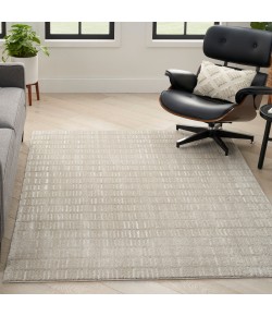 Nourison Cozy Modern Grey Ivory CMD03 6 ft. 7 in. X 9 ft. Rect. Rug
