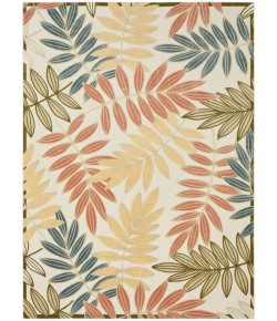 Nourison Aloha Ivory Rose ALH18 7 ft. 10 in. X 10 ft. 6 in. Rect. Rug