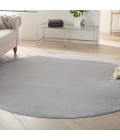 Nourison Essentials Silver Grey Area Rug NRE01-Silver Grey